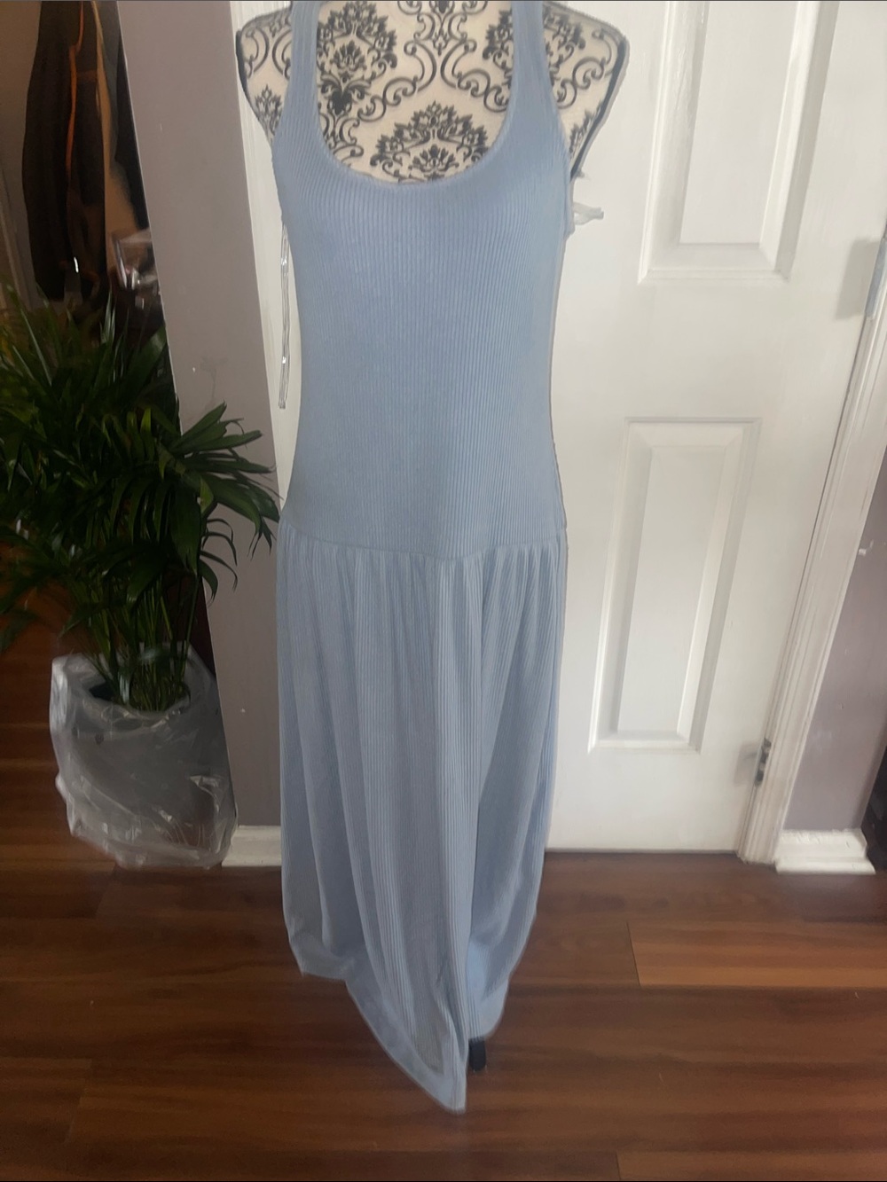 Universal Thread nwt Light Blue Ribbed Tank Maxi Dress - Women